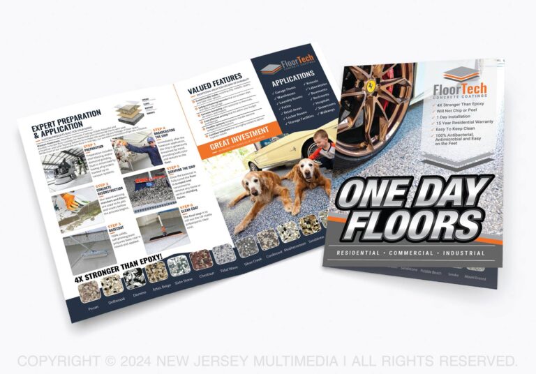 Shannon Febus • Concrete Coatings Brochure • One Day Floors
